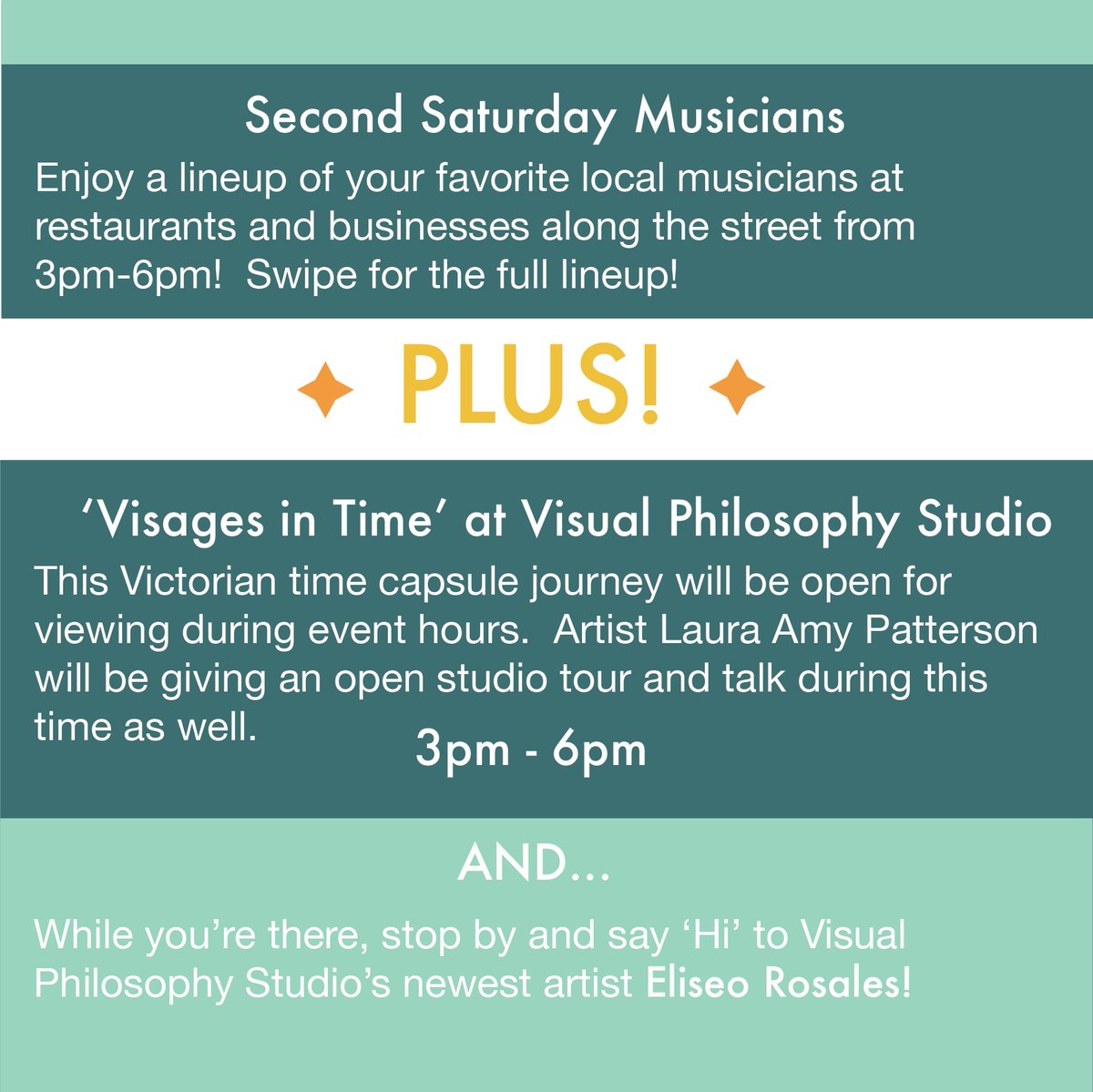 visitthealameda's tweet photo. 2nd Saturday on The Alameda
Feb. 12th, 3-6pm
Music. Art. Food. Drinks.

We have a great line up of musicians and art. Make a day of it and join us for food and drinks at our wonderful local restaurants.

#2ndSaturday #VisitTheAlameda #SanJose #sjfoodie https://t.co/Rrs8PusMd0