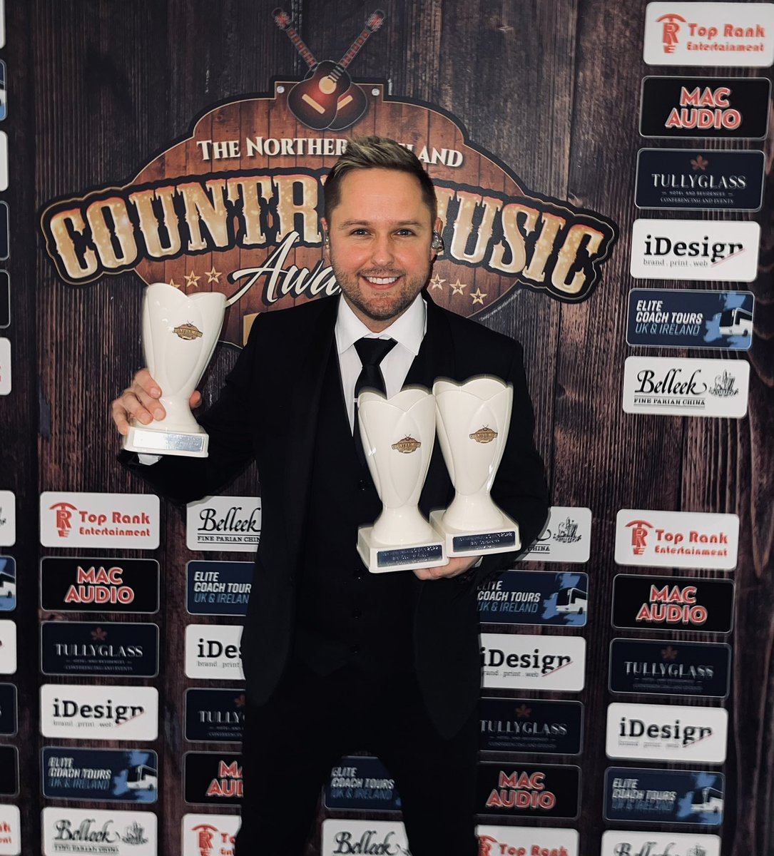 derekryanmusic's tweet photo. Wow, I’m so grateful and proud to have received 3 awards at the Northern Ireland CMA’s tonight. Thank you to everyone for voting. 
It’s great to be back! 

🏆Best Songwriter 
🏆Best Album ‘Soft Ground’
🏆Ireland’s Favourite Country Star https://t.co/gNJrXR9W0T