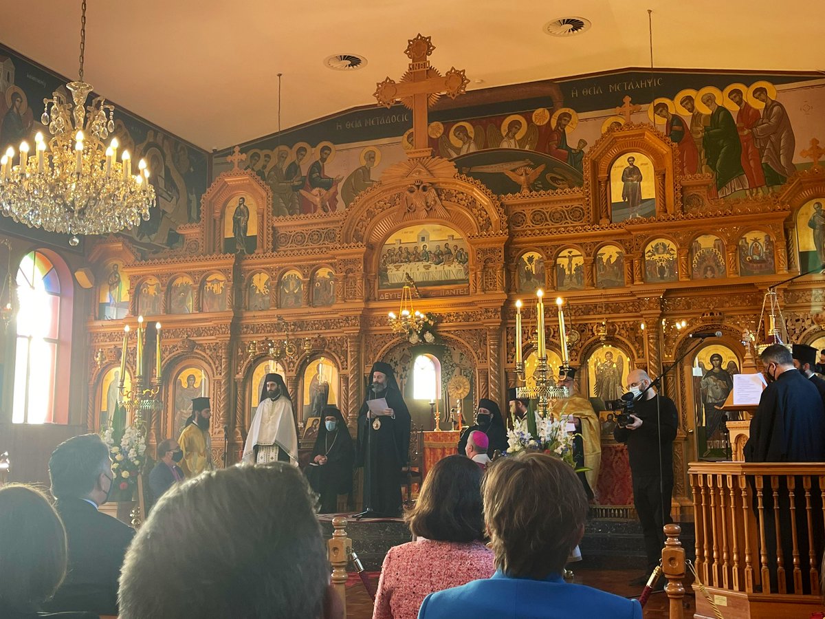 Starting the final Parliamentary Year for this Term at the Annual Ecumenical Church Service with @albomp & colleagues at St Nicholas Greek Orthodox Church. 🇬🇷 ⛪️