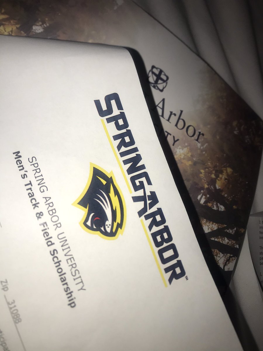 daveigh49's tweet photo. Blessed to receive an offer for track and field to spring arbor university @coachdhudson @CoachPick6_  @HocoAthletics https://t.co/B7WP4PXpKz