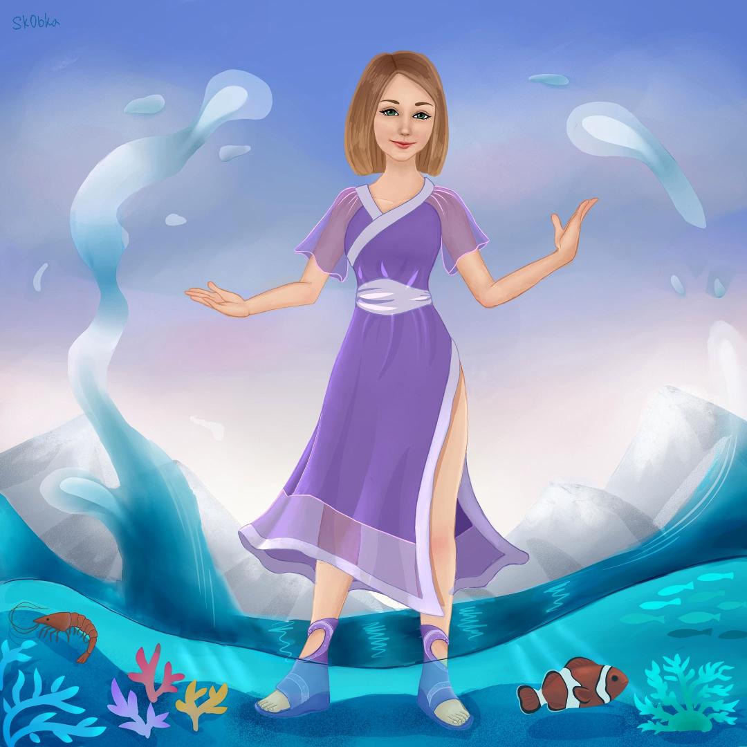 Sk0bka1's tweet photo. My first commission. I drew a girl in the image of Katara. The process was quite pleasant 😎

#art #commissionart #digitalart #digitalpainting #Digital https://t.co/5LAHShVU39