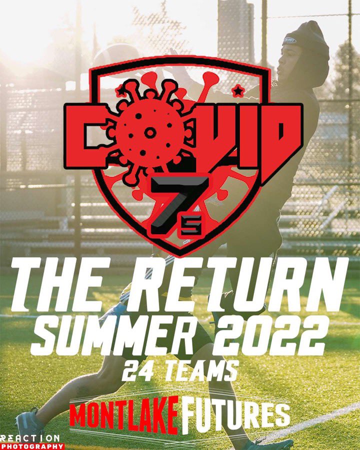 millyrockjr's tweet photo. Excited to announce that I will be officially bringing back Covid 7s as part of an NIL partnership with Montlake Futures! https://t.co/YpwDCKkxkE