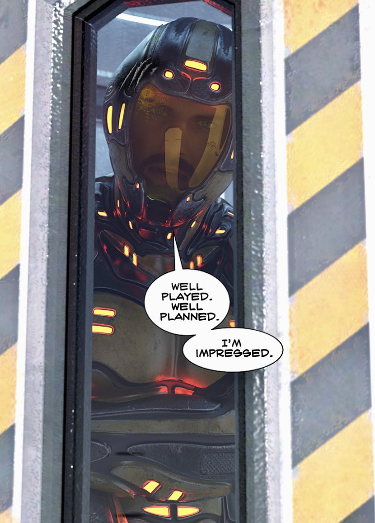 How did Derringer find himself locked in this vault? Read #UnitM to find out. 

unitmcomics.thecomicseries.com/comics/136/?ut…

#comic #comics #webcomic #webcomics #3dcomics #daz3d #dazstudio #3dmodeling #comicfury #comicartist #comicart #comicbook #superheroes #superheroines