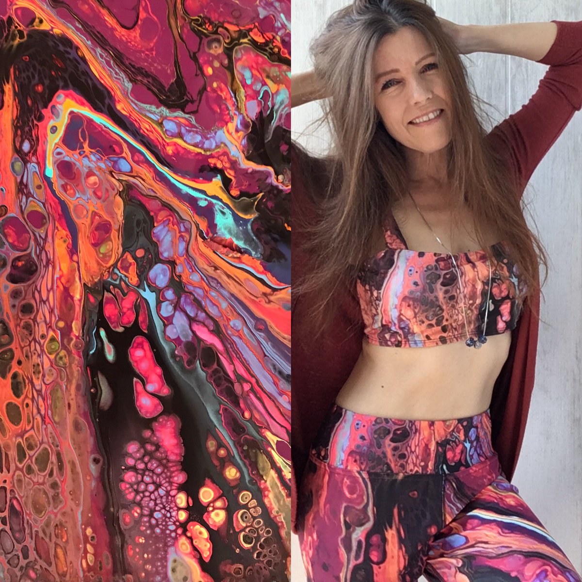 Wearable Art Athleisure by Hollywood North Apparel <a href="/AngelinaHenstra/">Angelina Henstra🇨🇦</a>  #athleisure #wearableart #artapparel #vancouver #toronto #Calgary #Edmonton #Saskatoon #canadianbrand 🎨🇨🇦