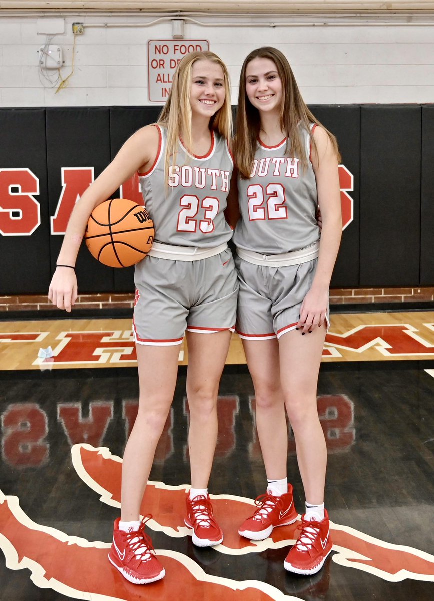 SM 61 Cuthbertson 51
🌟Katie Houpt 21p/7r
🌟Maggie Houpt 19p/6r 
🔥Houpt sisters were hot from the 3 combining for 11 3’s
South improves to 18-2.