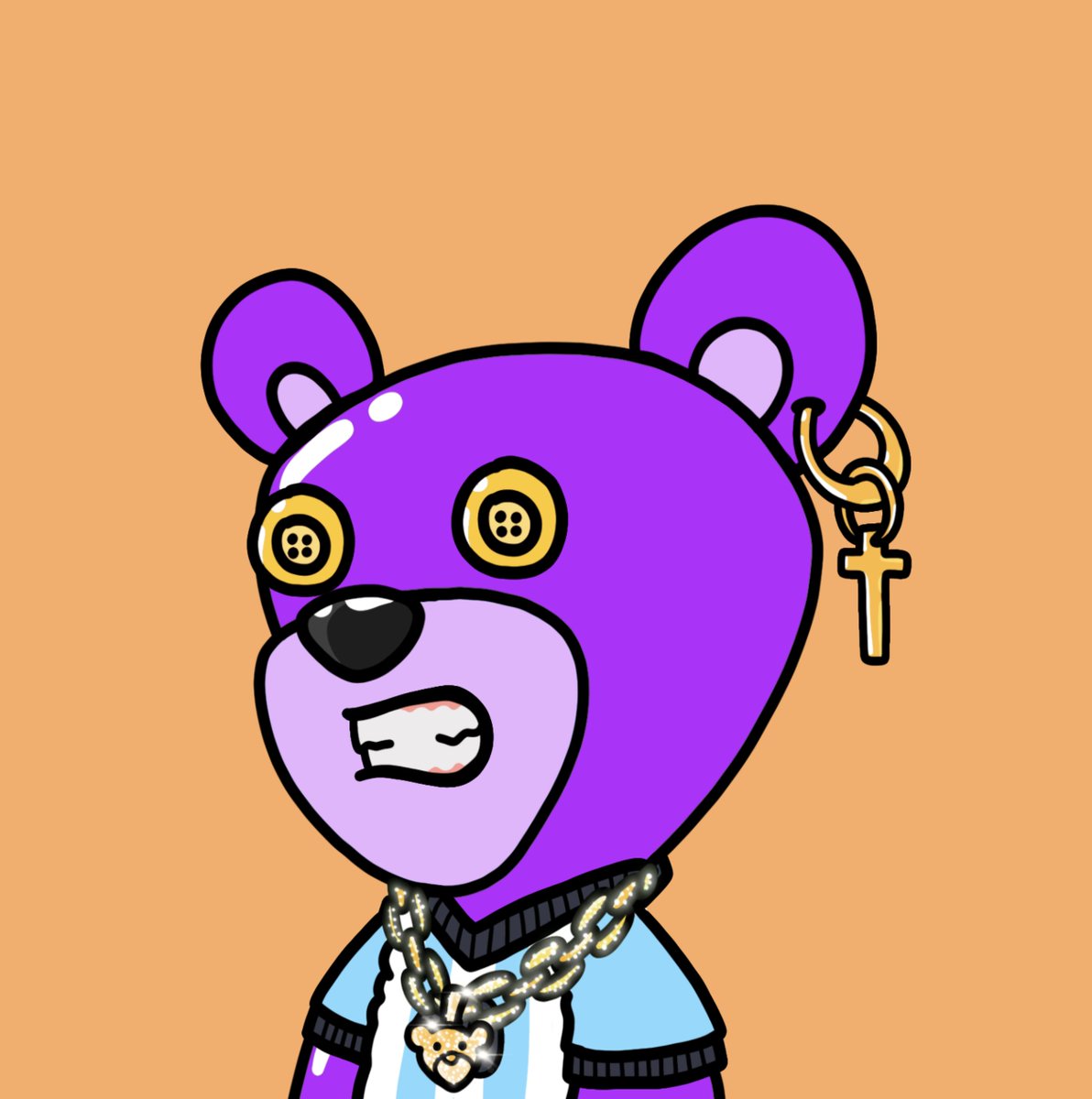 Goldsteinstine's tweet photo. @inBetweenersNFT this purple guy rocks. https://t.co/CNWYvoS93E