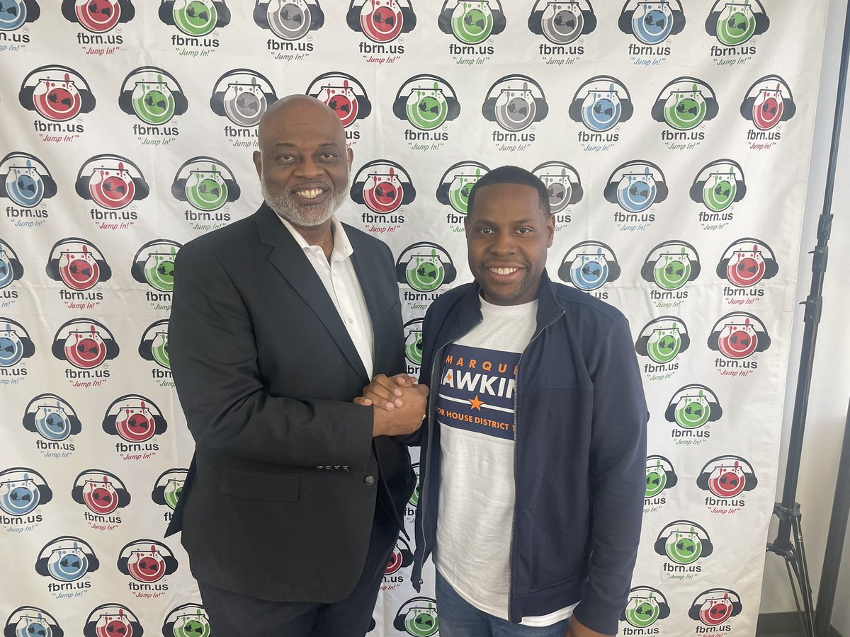 edgray1906's tweet photo. @HawkinsForTX100 great interview talking #texaspolitics State House candidate Marquis Hawkins https://t.co/A83tYMfM7L