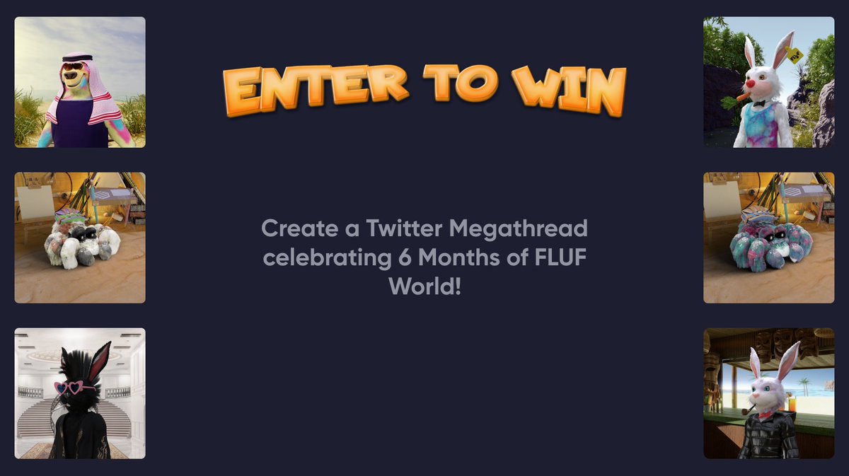 flufworld's tweet photo. 2) 

It’s been a wild ride, from a sold-out launch, to new collections, collaborations and more on the way 🚀

We want you to show us what the journey has meant, or looked like to you! 

#NFTCommunity #FLUFWorld #NFTs https://t.co/VtPaDi2wwy