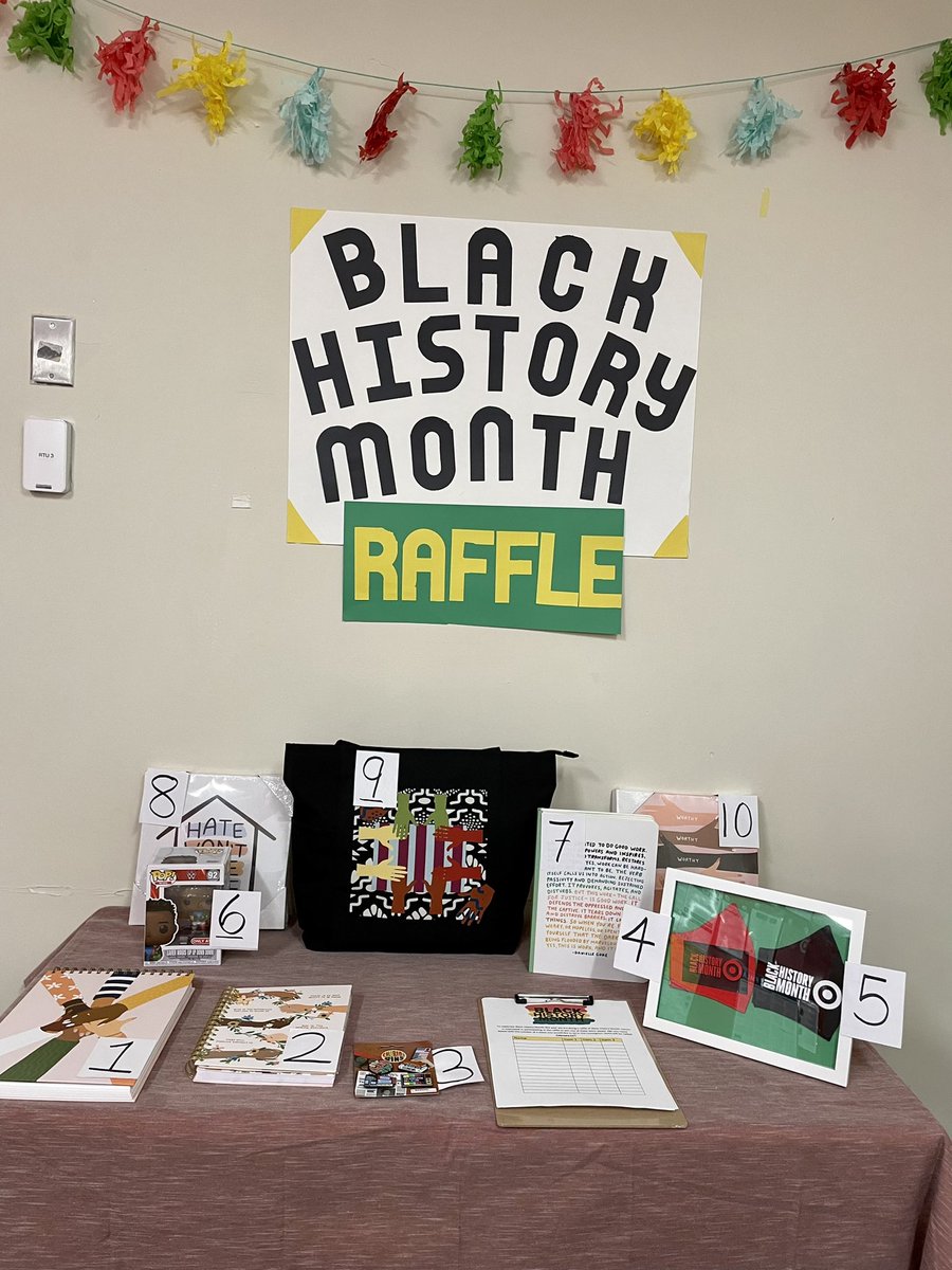 Celebrating Black History Month at #T1138 with a raffle giving our team members the chance to win some awesome Black History Month merch!! 🎉 #BlackHistoryMonth