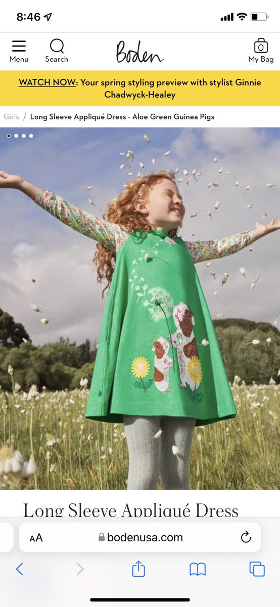 EmmaBGardner's tweet photo. Is @Bodenclothing trying to get me to put my kids in a…gerbil dress? https://t.co/tOcsDbTIv2