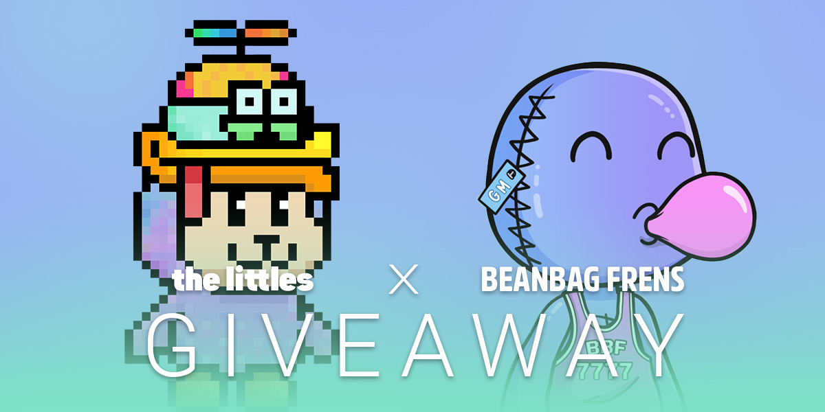 we have 10 allowlist spots to giveaway for 
<a href="/beanbagfrens/">Frenzies</a>  

1. follow <a href="/beanbagfrens/">Frenzies</a> + <a href="/thelittlesnft/">the littles</a>  
2. like + rt this post 
3. drop ur eth address in your reply

contest ends feb 8, 6pm PST