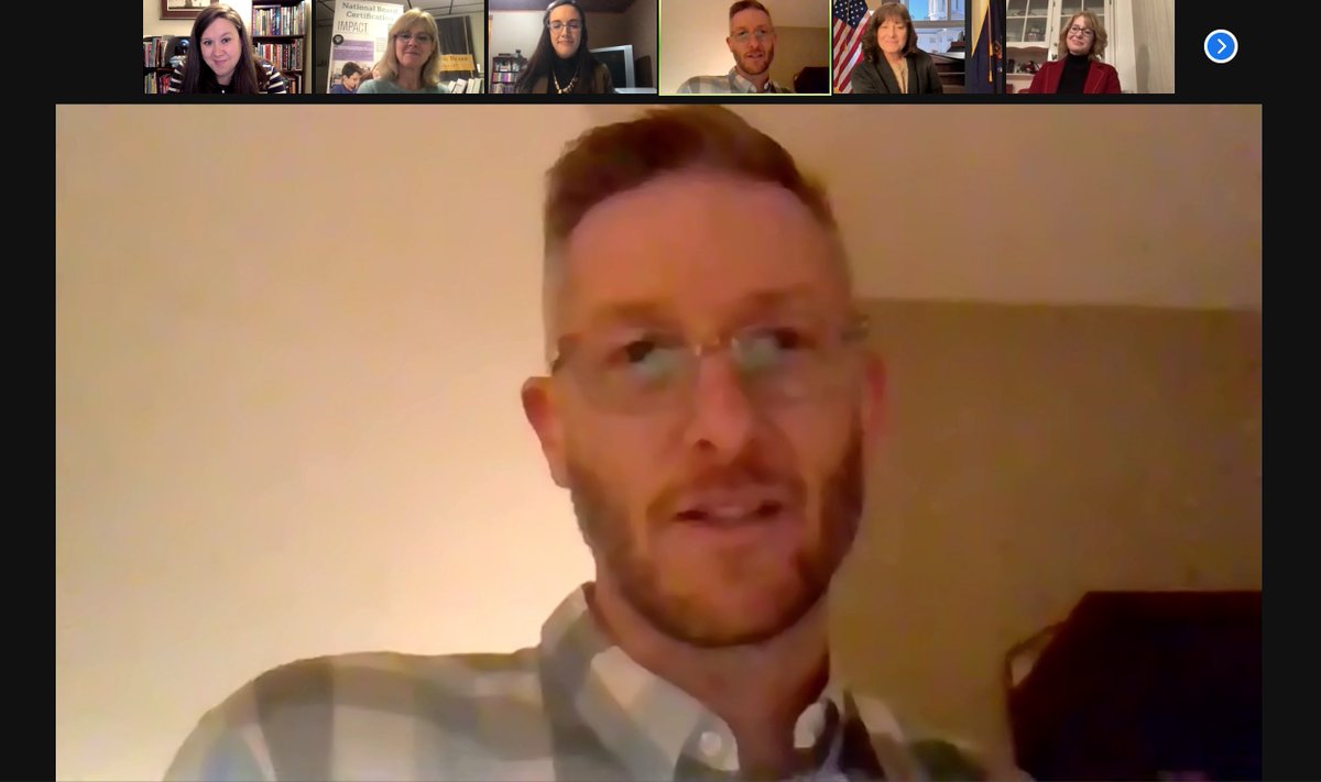 nbctsofmaine's tweet photo. Thank you, Commissioner @PenderMakin and Deputy Commissioner Chuhta for being with us this evening and for your uplifting and supportive messages for Maine's NBCTs. #nbctME #NBCTstrong @mdoenews @NBPTS https://t.co/eIWvLDM5aG