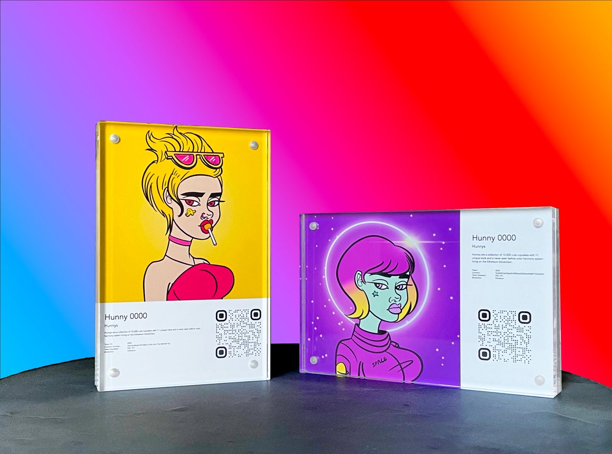 📣My Physical NFT Giveaway📣

Hunnys is partnering with @MyPhysicalNFT to give 1 Hunny holder a stunning, real-world display of their Hunny NFT! 😍🥰

To enter - 
1️⃣ RT &amp; ❤
2️⃣ Follow @MyPhysicalNFT 
3️⃣ Verify your Hunny in Discord
discord.gg/3T2GfhmR9M

#nftgiveaway
