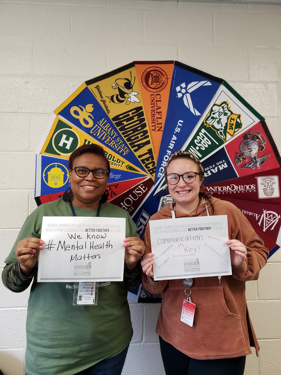 Happy School Counseling Week! #TheTitleMatters We R School Counselors, not Guidance Counselors. We serve the whole school, not just seniors. We build Comprehensive School Counseling programs that are data driven and aligned with our National standards.