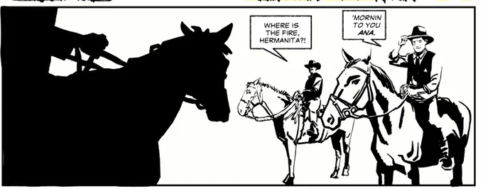 in honor of the poll below, here is a panel from a western comic i am chipping away at https://t.co/Zjgg4ICRh6 