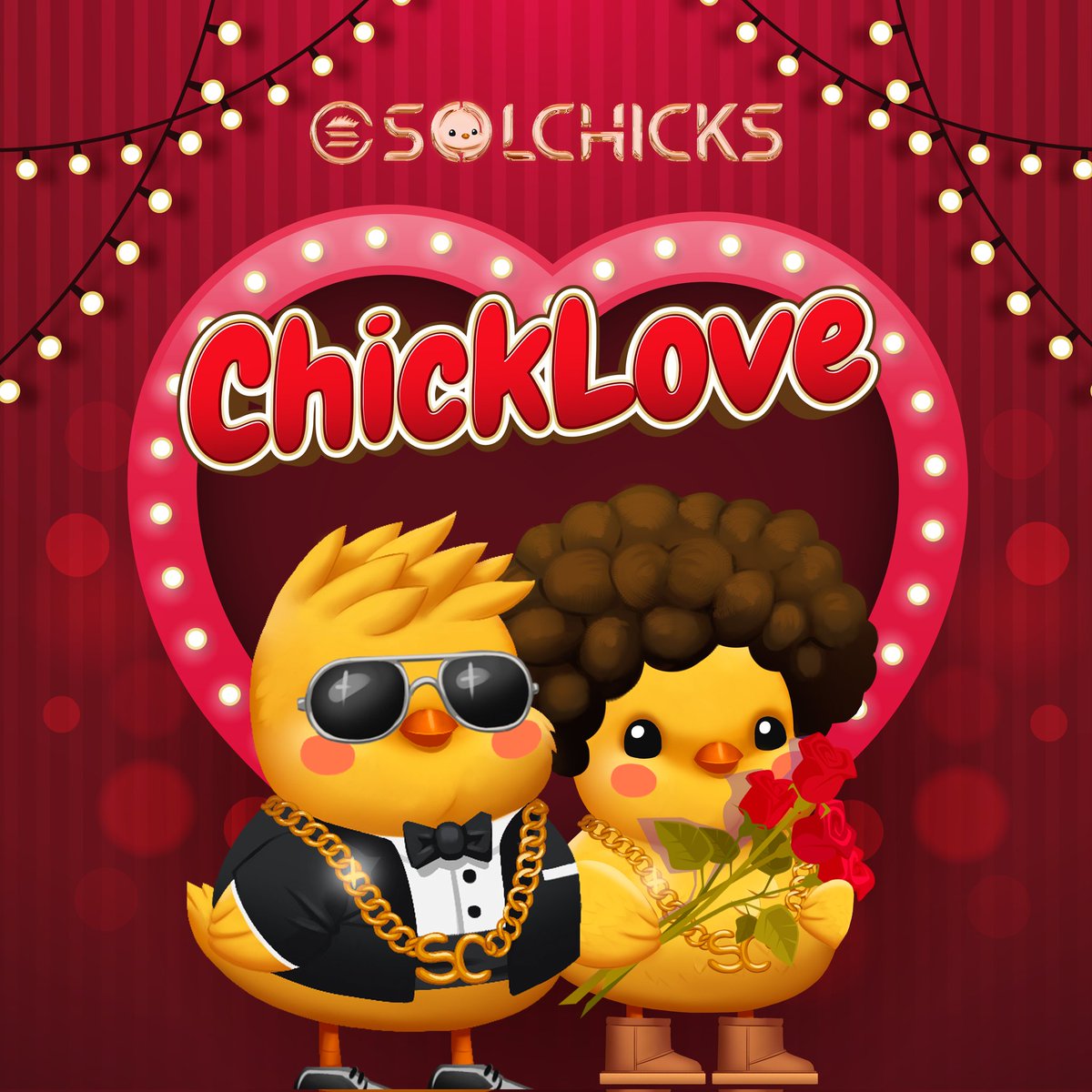 altuvagroup's tweet image. We are glad to present our #ChickLove Campaign!

 At #SolChicks we support love in any shape or form💘 ..and some Chicks need to breed 🐥

GIVEAWAYS:
10 SolChicks T-shirts 
5 Whitelist spots for our upcoming #NFT mint

1⃣ RT + Follow
2⃣ Change your PFP to one of the image below