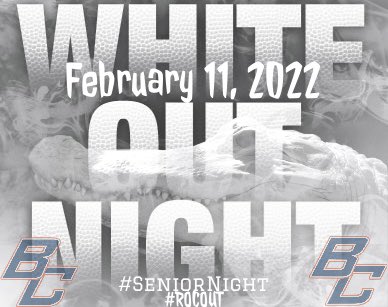 BeauCheneHighBB's tweet photo. Save The Date! Friday, February 11, 2022 (7:00pm)
#SeniorNight 🐊x👨‍🎓
#WhiteOut 💙🧡x🤍
#ROCOUT 🏀x🎸 

🐊🏀 #FAMILY #ROCNation #Road2Burton #ChompinToTheChip #ItsOurTimeNow N:0W https://t.co/H8iZjZ089Z