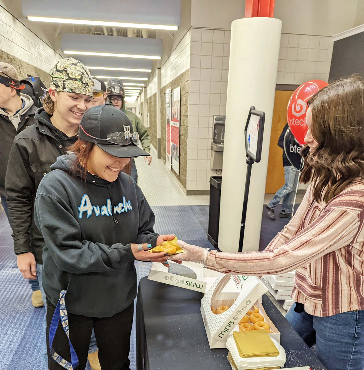We are celebrating Tech Week, and we couldn't be more proud! We hope everyone takes an opportunity this week to share the benefits of Technical Education. We have seen the way it changes lives over and over again. This morning we reminded students, "Do-not forget it's Tech Week!"