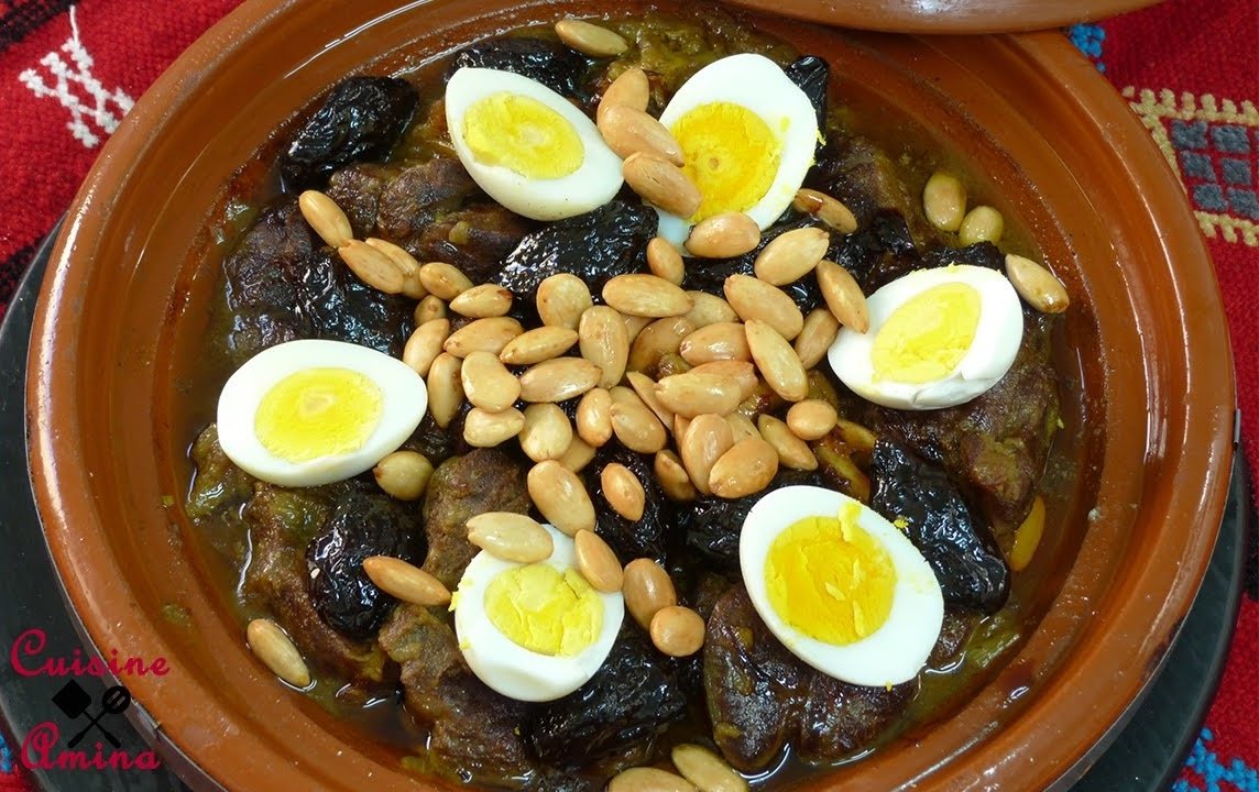 طجين اللحم العجل برقوق واللوز والبيض مغربي أصيل 🇲🇦🇲🇦🇲🇦🤩