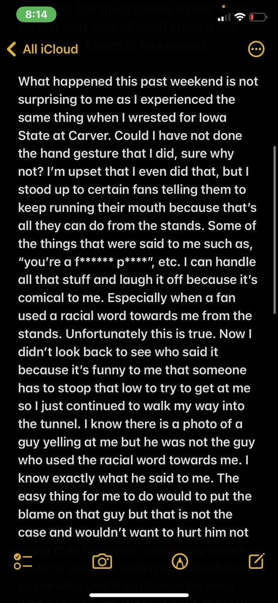 austingomez65's tweet photo. I don’t owe this to anyone but I wanted to make a statement about what happened this past weekend at CHA. I appreciate all the support from everyone. 

The Wisconsin faculty and I have been contacted and have a phone call set up for tomorrow with personnel from Iowa. 

GO BADGERS https://t.co/TwNeP0xPvh