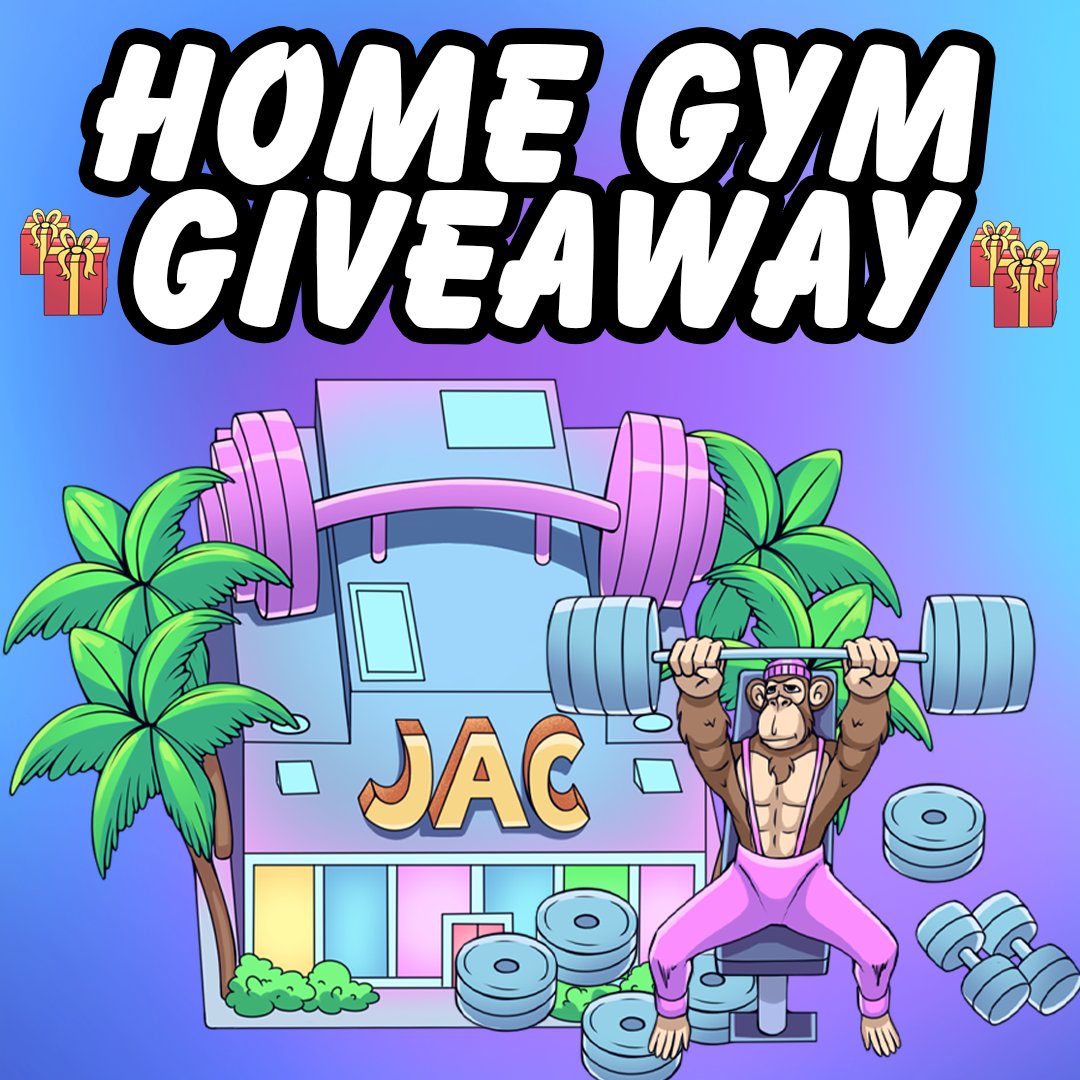 _MobJ's tweet image. Who thinks they're winning a NEW home gym 🏋️‍♂️

⏰ One lucky holder will win a FREE home gym 1 week post mint! ⏰