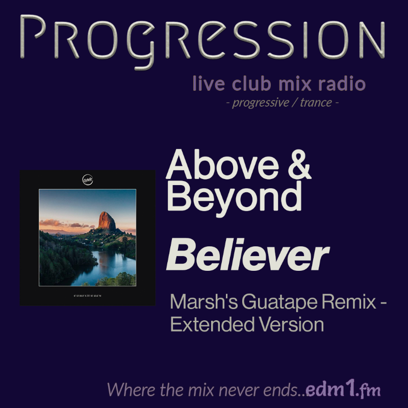 progression_1's tweet photo. Shimmering remix from Marsh

Above &amp; Beyond - Believer
[Marsh's Guatape Remix - Extended Version]

Cercle Records 
@aboveandbeyond @marshmusician   

#ProgressiveHouse
#WhereTheMixNeverEnds

A 24/7 live club mix of the best progressive / trance.

Spin our free livestream...👇