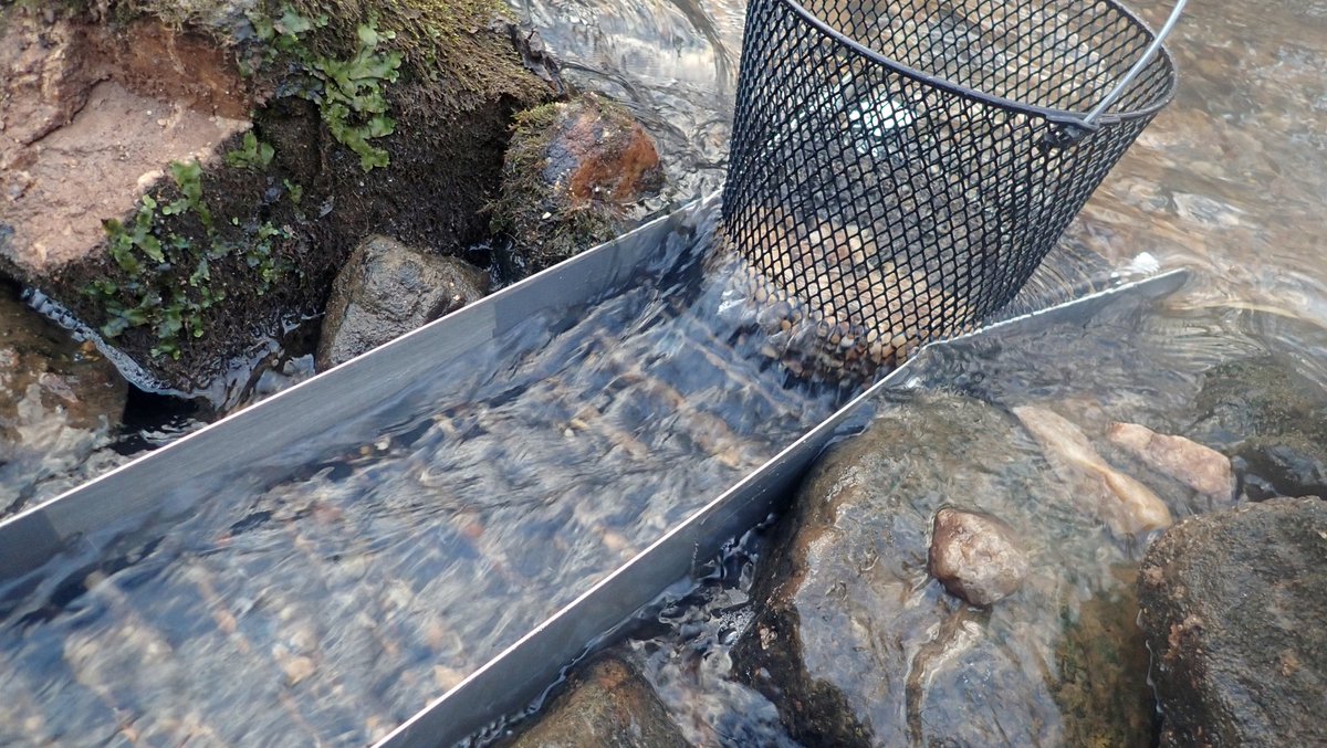 sluicelee's tweet photo. Got out for a little gold digging. Double sluicing with hog mats and classifying with metal baskets. #sluicingforgold #diyprospecting #goldprospecting #decomposingquartz #diysluice #happyprospecting https://t.co/ZJukL7fAxc