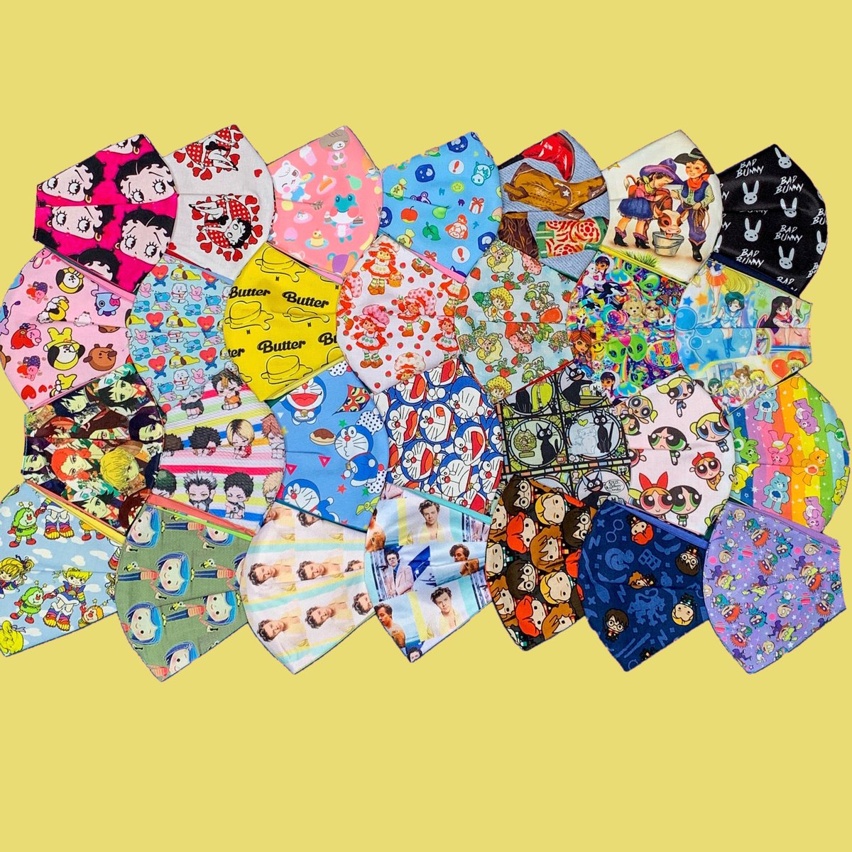 cinemakisses's tweet photo. hello! my mother and i sell masks to help pay the bills at home. we are currently having a sale on them! each is $4 💛 dm me if you’re interested in some 💌 please rt it would mean the world https://t.co/CN5HR0rowP