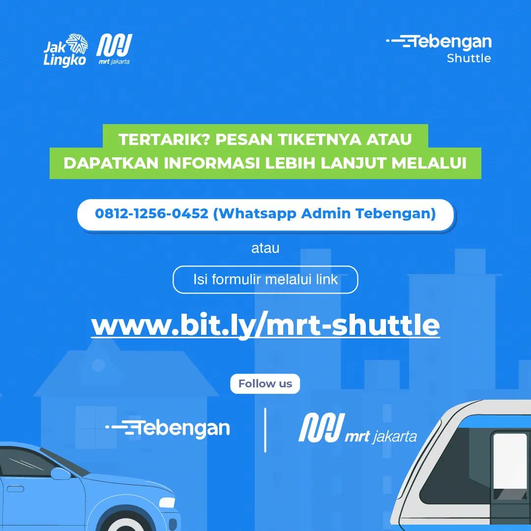 Tebengan_ID's tweet photo. Pesan tiketnya melalui formulir di bawah ini:

https://t.co/c1MTeOMt0A

Ada PROMO HARGA buat kamu pengguna baru! Yuk segera pesan tiketnya! 🎉 https://t.co/PXfbgxO0hI