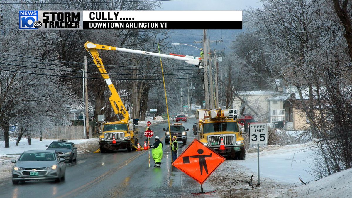 SteveCaporizzo's tweet photo. Ice Pictures from Today
Arlington VT.....Thanks Cully....

There was also quite a bit of damage and power outages-esp the northern half of Bennington County from the storm Thu night and Friday. https://t.co/9LCOQQsyhT