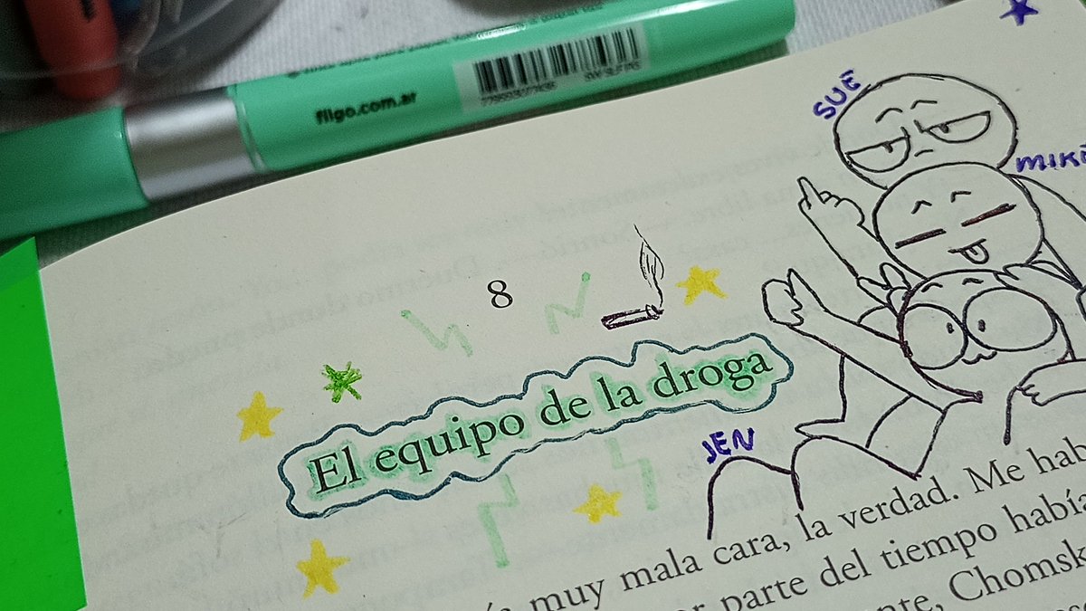 labethrinth's tweet photo. ✨EL EQUIPO DE LA DROGA ✨ 
No me odien, mi libro mis reglas 😋 https://t.co/O2iDe0F4n5
