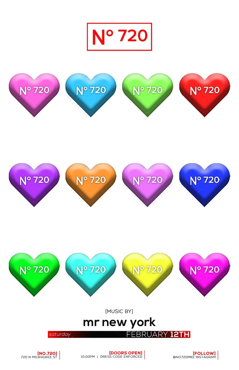 No720Milwaukee's tweet photo. Valentines weekend with your girlfriends favorite DJ https://t.co/JTkfYbhINu