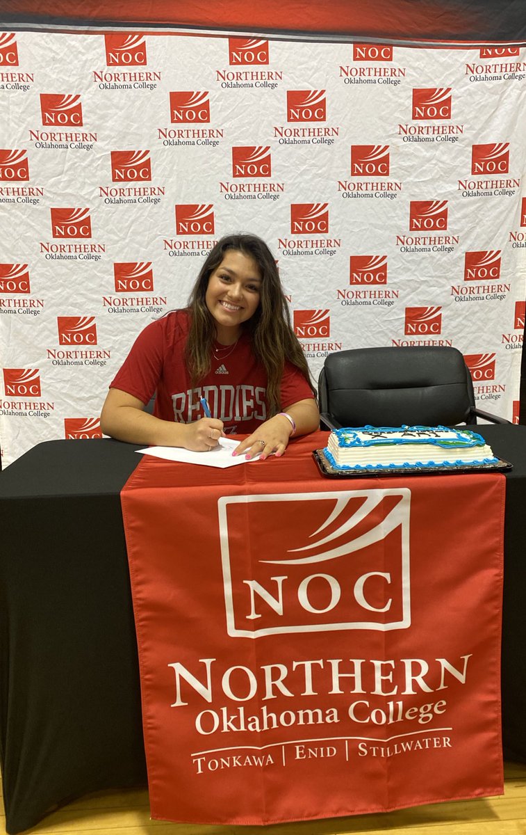 NOCEnidSB's tweet photo. Congratulations to Ariana Potter (@arianampotter) &amp; Alexis Enslinger (@a_enslinger) on making it officially official today and signing to move on to the next level. 

Super proud of both of them, and we know they’re going to do great things moving forward. 

#JetFAM4Life ✈️ https://t.co/F0u3tvPDSx