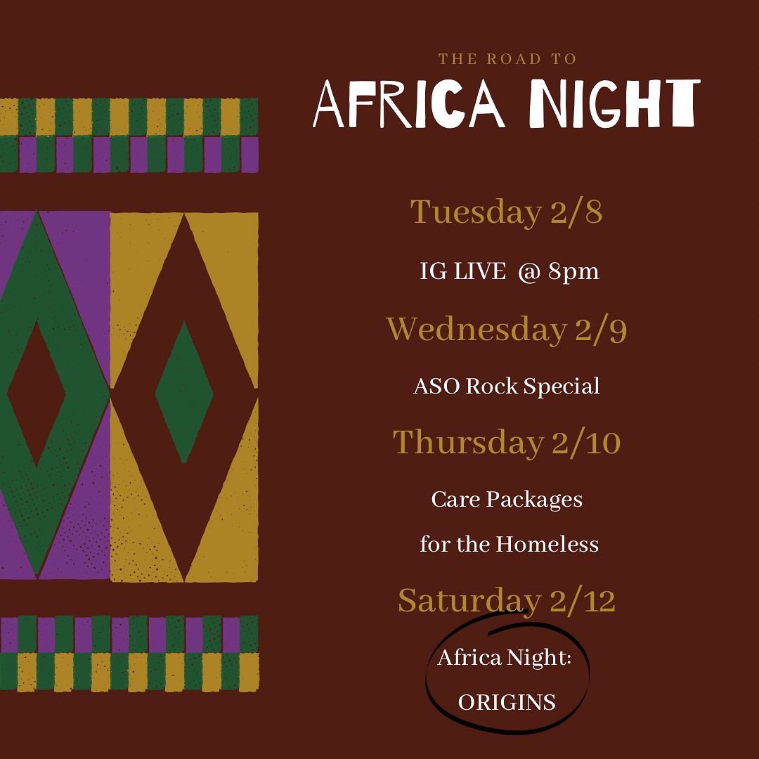 utdallasasu's tweet photo. 🚨AFRICA NIGHT LOADINGGGG… 🚨
Are y’all ready for H’ENJOYMENT? I know we are 🤪 Africa Night is approaching so ASU presents AFRICA WEEK 🤩 A week full of festivities before the livest event of the semester 🥳 Swipe right to see what we have planned &amp; we hope to see y’all there!! https://t.co/l49r6St8Mc