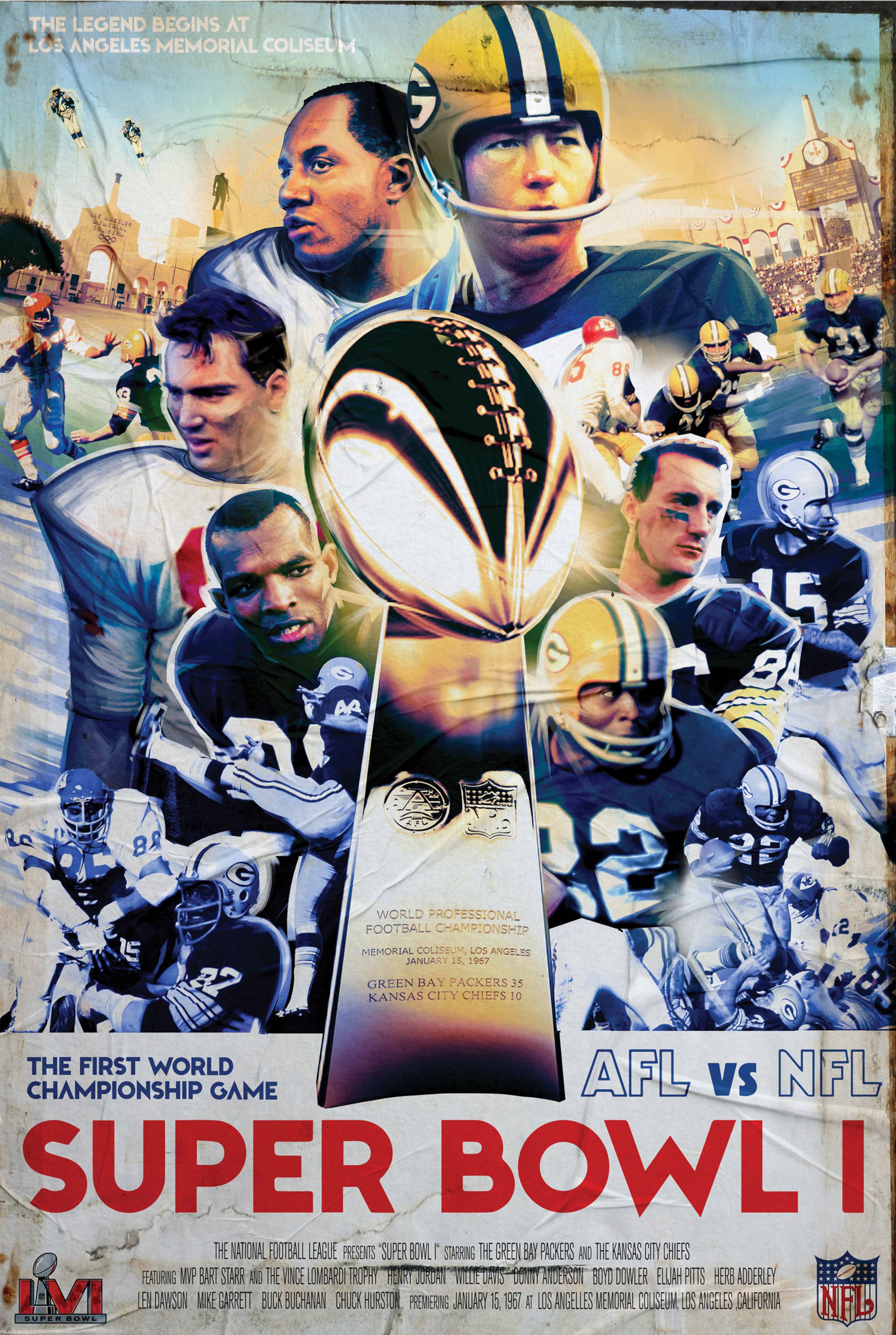 NFL on X: 'From Super Bowl I to Super Bowl LVI Honoring past LA Super  Bowls with custom movie posters 