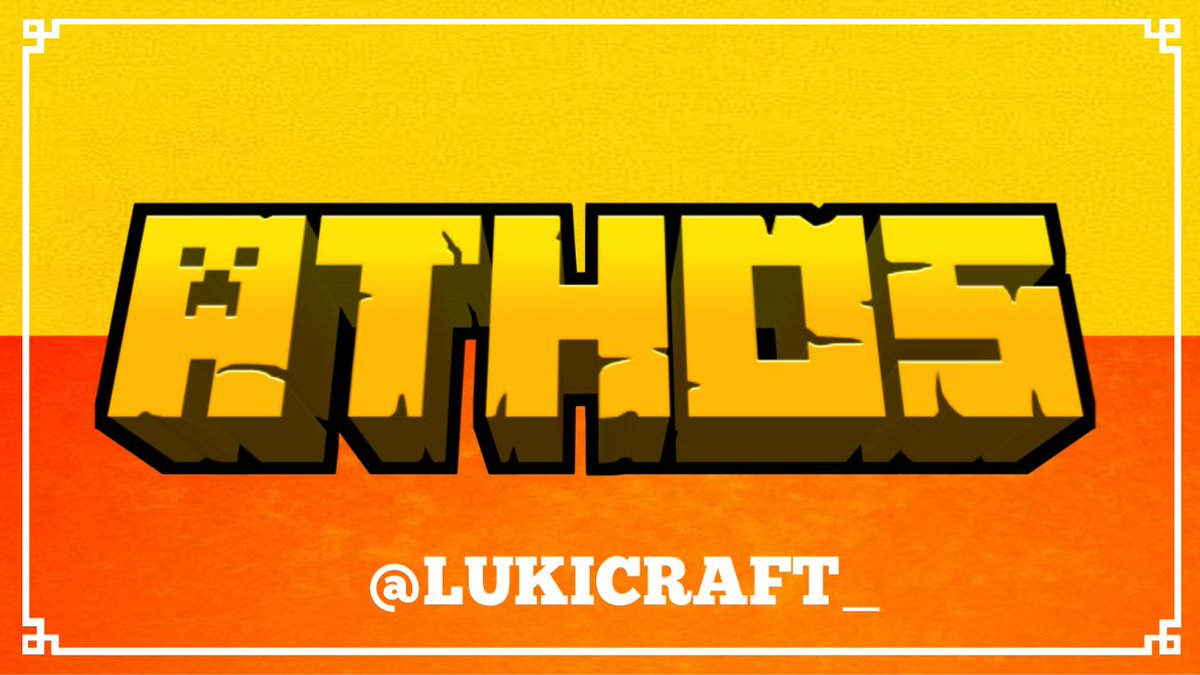 LUKICRAFT_'s tweet photo. Fiz Uma Logo Pro Amarelo E Laranja Hehehehhe Sim Tô Falando Dele Athos🔱!! Uhuuhhh 🤩

🍟Logo By: @LUKICRAFT_ 

👀Logo For: @o_athos_ 

❤🍟 https://t.co/d1Dv2s4Ift