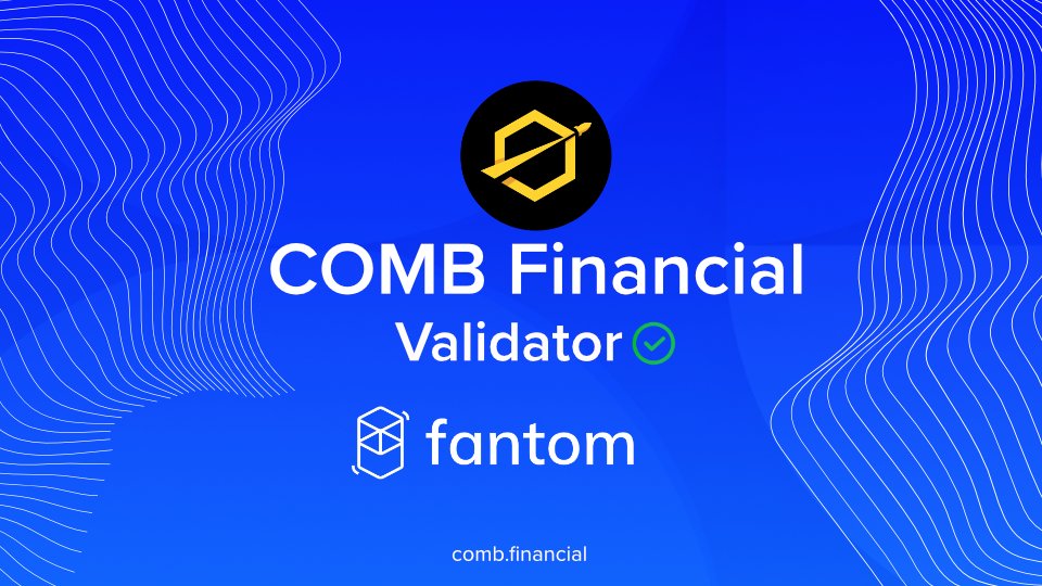 COMB Financial on Twitter: "🚨 FANTOM VALIDATOR IS LIVE 🚨 This serves as a  Token of Appreciation that we present to the @FantomFDN 🪙 We are honored  to be a part of #