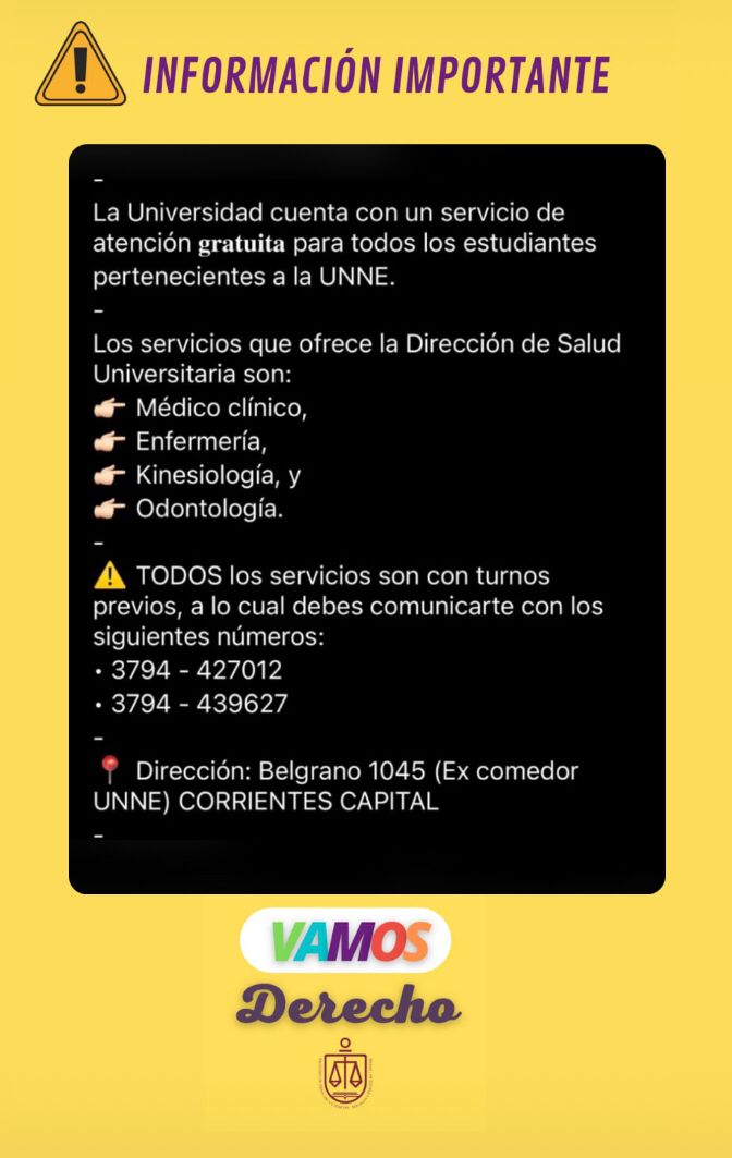 franja_UNNE's tweet photo. ⚠️AVISO IMPORTANTE⚠️ https://t.co/4gvRToH3wi