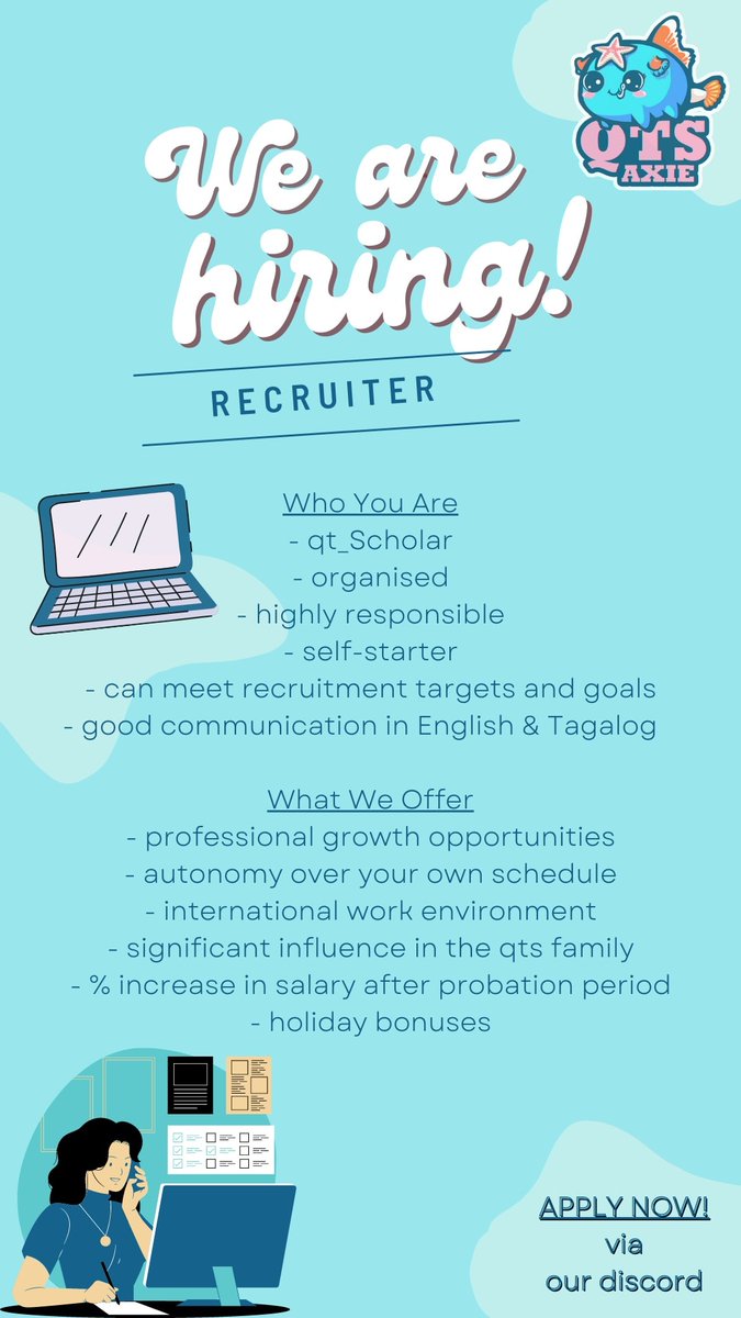 qts Axie Scholarships tweet media