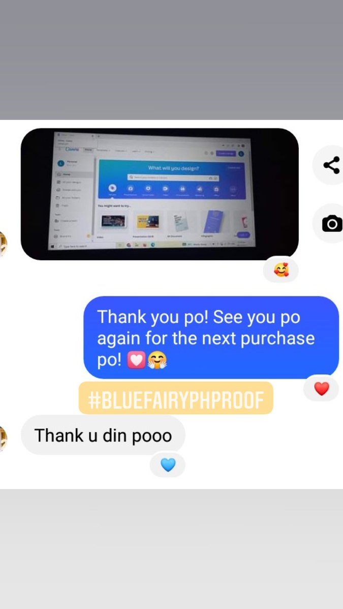 fairblueph's tweet photo. Thank you so much po for availing Canva Pro! 🌟

PM 💌 to avail yours! 💘

#BlueFairyPHProof 🎀 https://t.co/uqgPQkzzzW