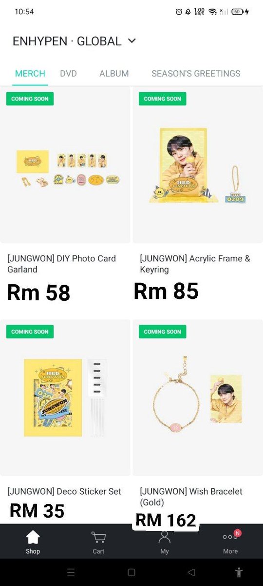 ButterflyMY_GO's tweet photo. [🦋 GO 🇲🇾] Jungwon Birthday Merch 

The price shown is only first payment~

⭕ Exclude EMS &amp; Postage
@PasarEnhypen @ENHYPENPromo_MY @enhypentradeMY #pasarENHYPEN #pasarENGENE @kpoptrades_my https://t.co/z5V4Va7k1H