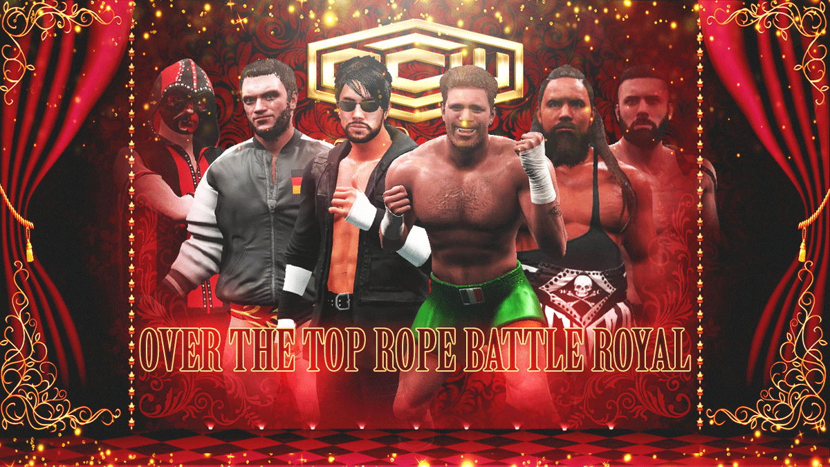 ocwfed's tweet photo. First match announced for OCW 17! 

Rookie Rush Over The Top Rope Battle Royal... 

2.12.22 @3PM EST
https://t.co/UtbOOyLpXj

@TheMantisOCWFED vs @TheAndrews12
 vs @ChrisGreene_OCW vs Colby McCallum vs Siddhant vs @realjoedeaver  

#ocw17 #WWE2K22 https://t.co/sly3zxDqAi