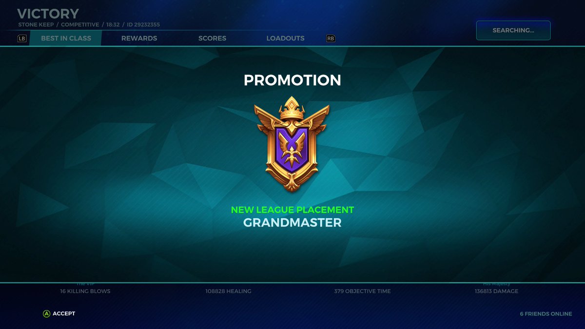 @HiRezRomanova HI I've sent in around 15 support tickets, this is my last option. Can you please help me get my Season 1 Grandmaster Border. Here's the match I.D. screenshot as proof. "Smoking Furbies" Xbox platform