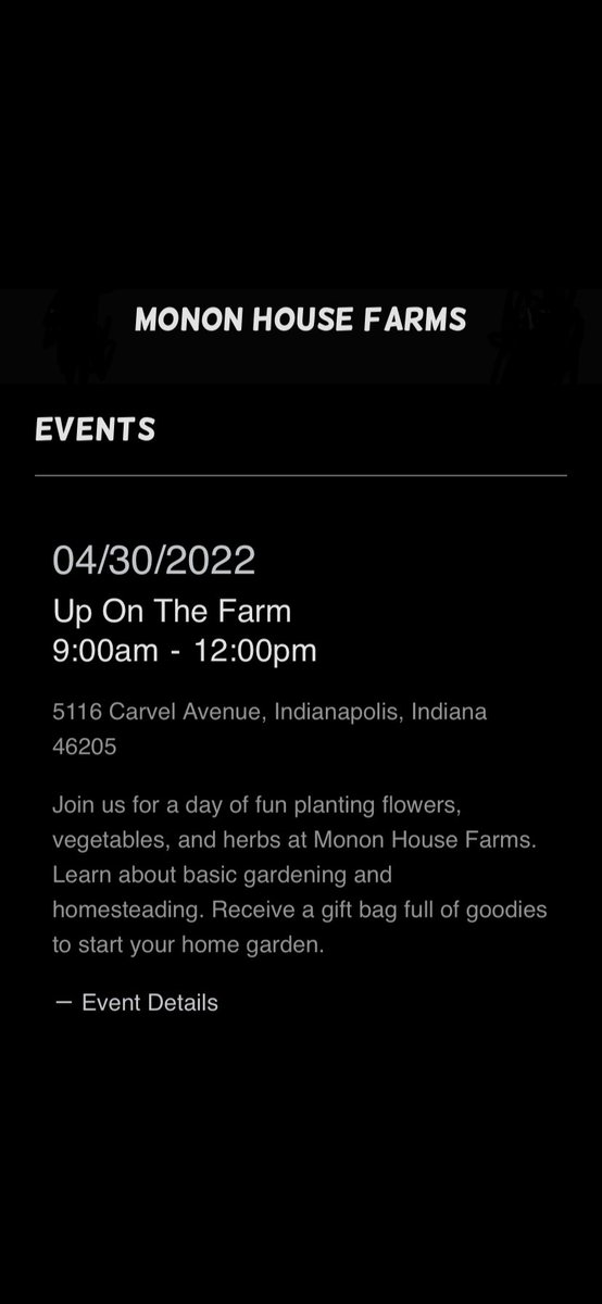 MononHouseFarms's tweet photo. Join us on 4/30/22 for #UpOnTheFarm! We’ll have fun planting flowers, vegetables, and herbs. Meet neighbors and new friends. Refreshments will be served! https://t.co/ATFUL597Hz