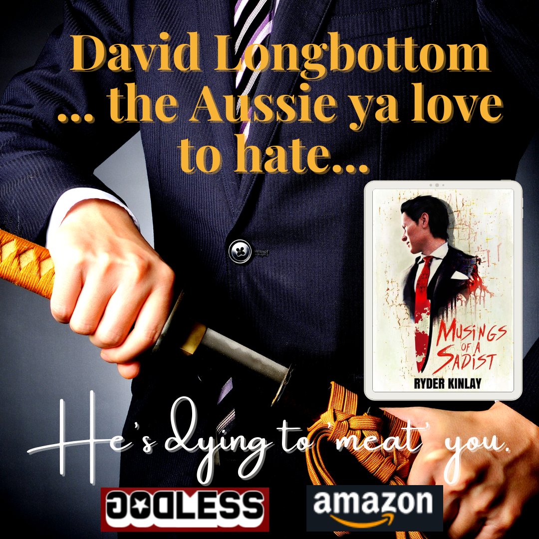 KinlayRyder's tweet photo. Musings of a Sadist out now. @godleshorrors &amp; #amazon

#horror #parodies #satire #fanfavourite #splatterpunk #darkhumour  #Australia #indiehorror #americanpsycho #paperback #digital #amazon #godless https://t.co/lYBzjerOJE