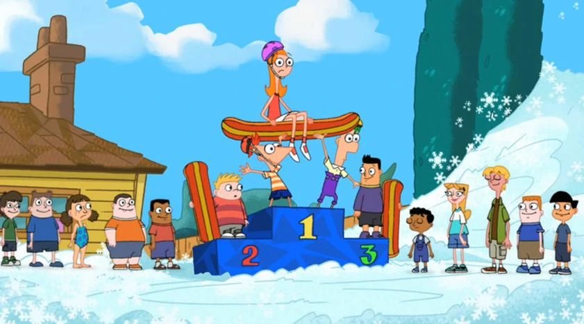str8from_DaHart's tweet photo. No thanks, Beijing. I’ve seen this episode of Phineas and Ferb. #Swinter https://t.co/XEGXANghau