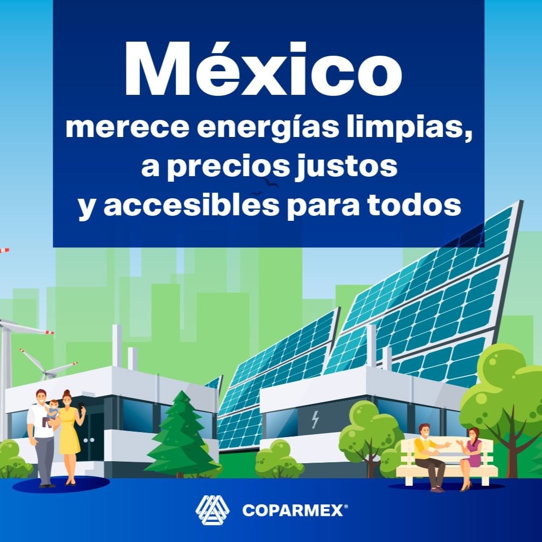 México no puede darse el lujo de ir en sentido contrario al mundo y a los esfuerzos globales por disminuir la contaminación, la #ReformaElectrica es una amenaza al medio ambiente, aún se puede modificar. Conoce más en nuestra #SeñalCoparmex 👉 cpmx.me/3nSXFJ2