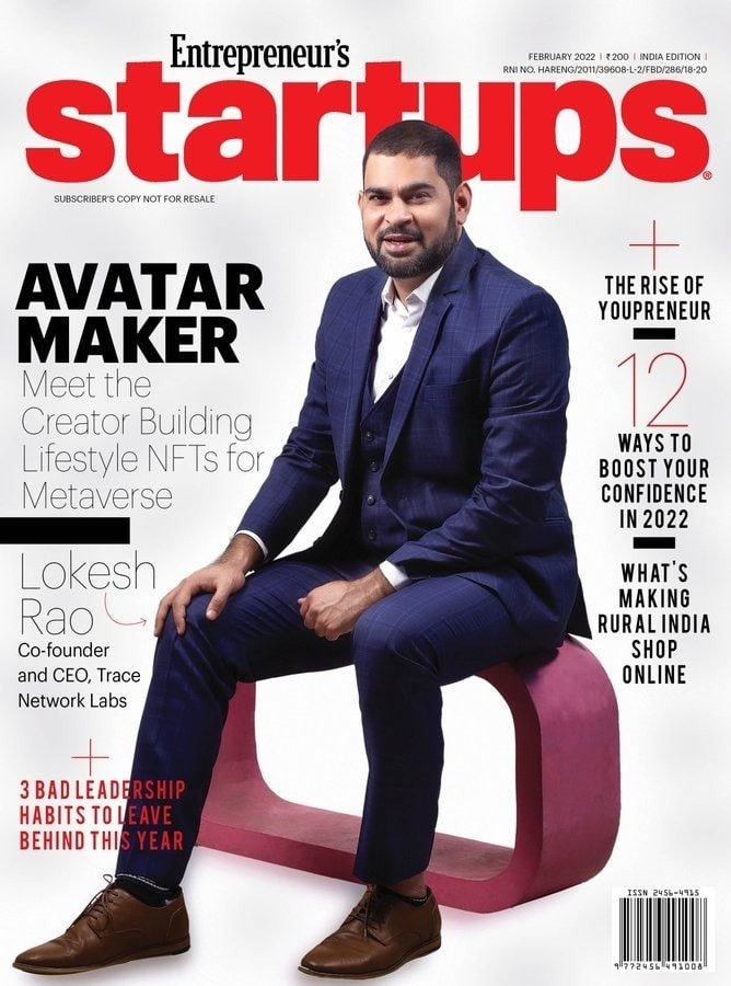 trace_network's tweet photo. 1/ Breaking News

@Trace_network is featured startup of the year! 

Yes...Extremely proud that Trace Network Labs has been recognized by @EntrepreneurIND &amp; been featured as an emerging startup from 🇮🇳 in the #Metaverse space.

#Lifestyle4Metaverse https://t.co/NDqytadqh1