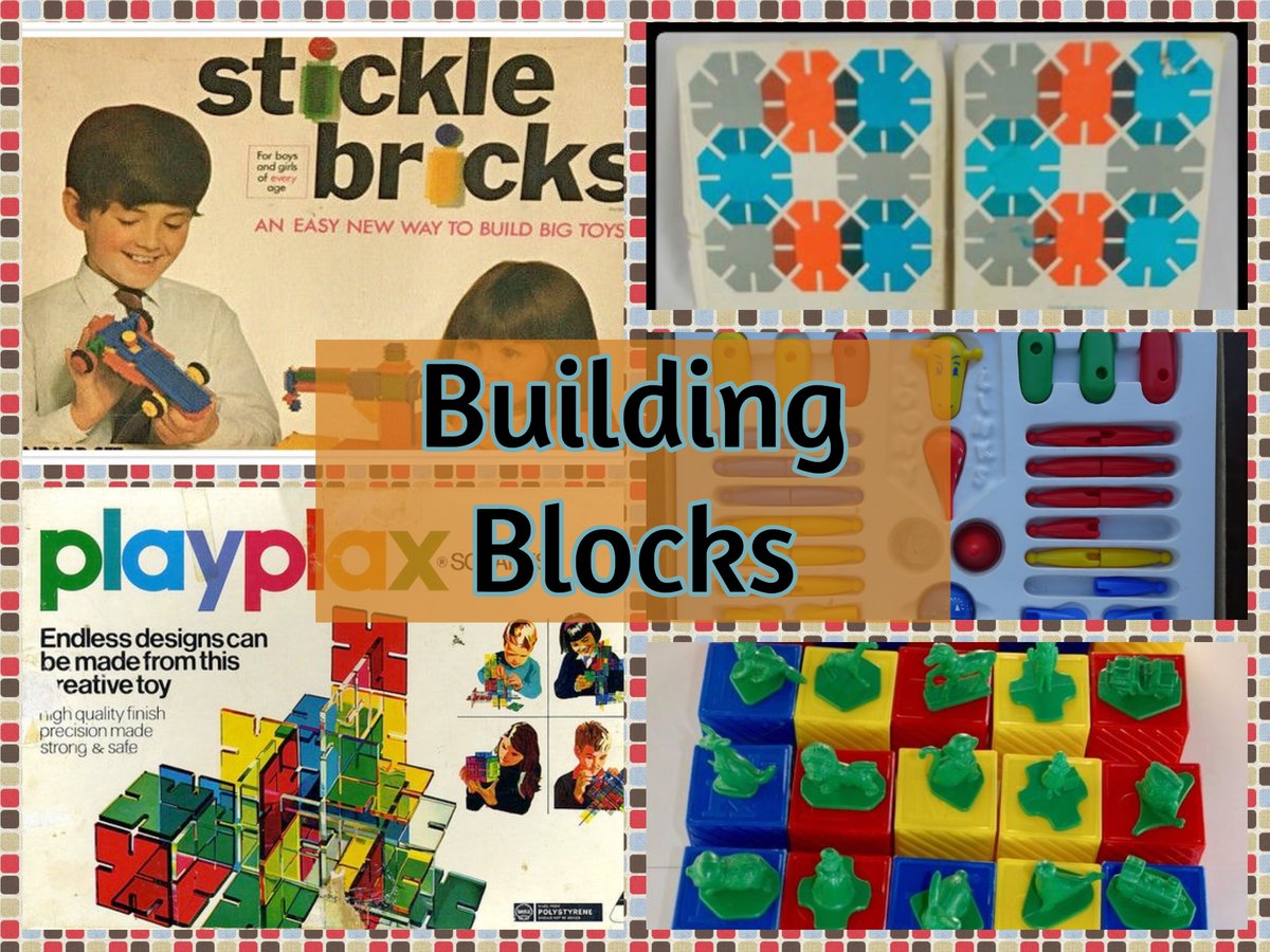 OldSchoolBooks1's tweet photo. A #TuesdayMorning treat, a webpage of #BuildingBlocks that weren't Lego (still have to do that page!) From #sticklebricks to #LoonyLinks https://t.co/yckrbd55cd #vintagetoys https://t.co/tJNLJ9PYKA
