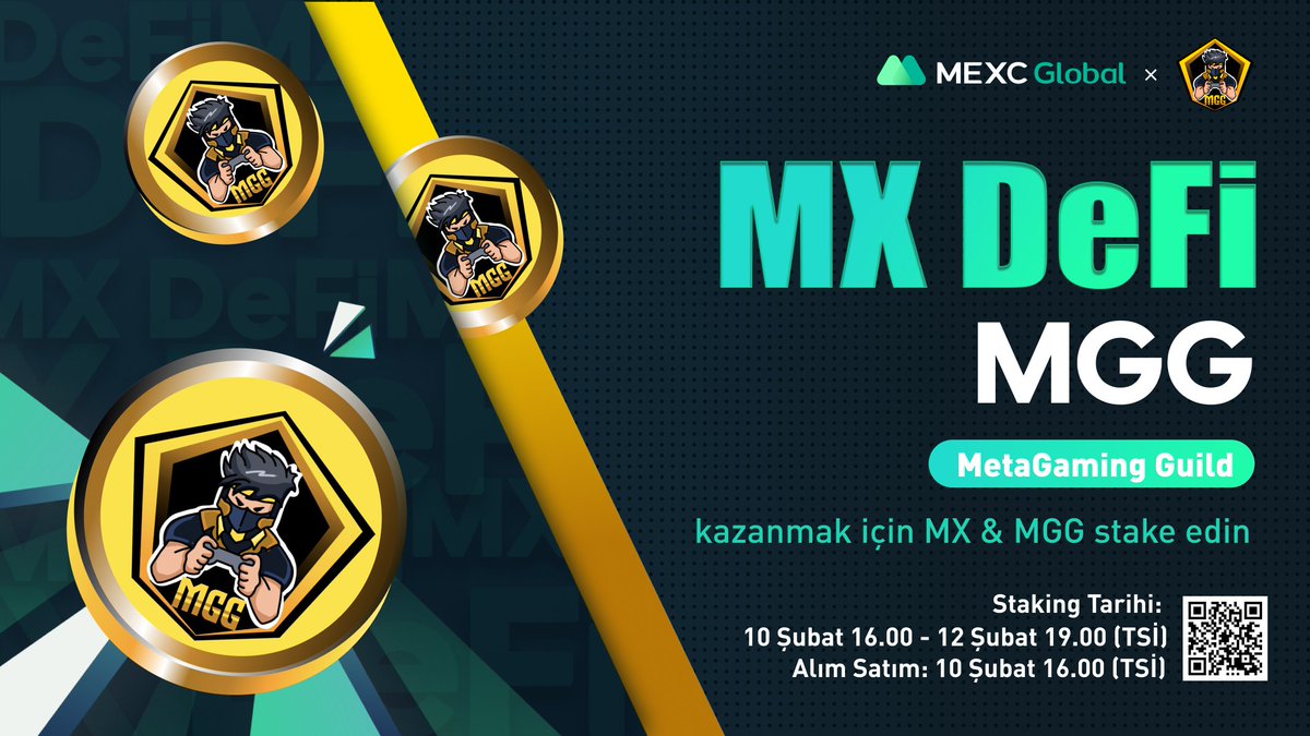 MEXC_Topluluk's tweet photo. 🎉MEXC MX DeFi $MGG Twitter Etkinliğinde 300 MX Kazanma Şansı🎉

✅Hashtag #MXDeFi + 5 kişi etiketle + Alıntı tweetle
✅@MEXC_TR'yi takip et
✅https://t.co/BxaH4lCzVm grubuna katıl
✅Formu doldur👇
https://t.co/Uxpa12OdpB

🔗MGG MX Defi detayları için👉https://t.co/o4Xl2cfYjZ https://t.co/OVl0o0Gnpj